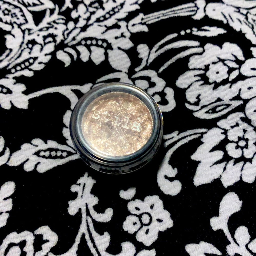 New Stila Magnificent Metals Mini Cream Foiled Eyeshadow in Dusty Rose, Rare!